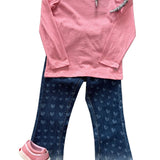 Hearts Flared Leg Denim Girls Pants + Leggings Hatley