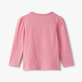 Sea Pink Sparkle Puff Sleeve Tee Girls Tops + Tees Hatley