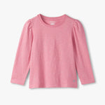 Sea Pink Sparkle Puff Sleeve Tee Girls Tops + Tees Hatley