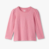 Sea Pink Sparkle Puff Sleeve Tee Girls Tops + Tees Hatley