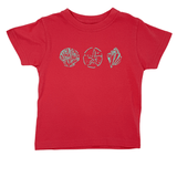Seashells S/S Shirt - Watermelon/Mint Girls Tops + Tees Mustard & Ketchup