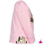 Sequin Feelin Grinchy - Pink Holly Girls Sweaters + Sweatshirts Azarhia