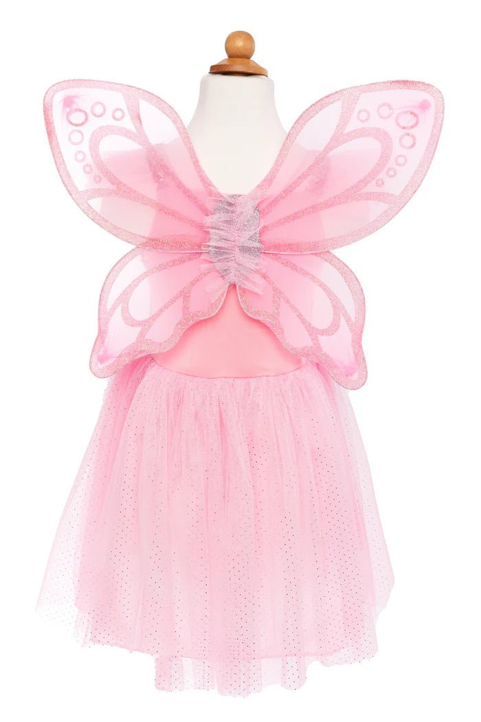 Sequins Butterfly Dress & Wings - Pink Kids Misc Accessories Great Pretenders
