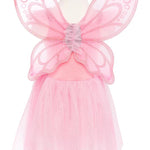 Sequins Butterfly Dress & Wings - Pink Kids Misc Accessories Great Pretenders
