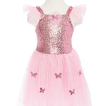 Sequins Butterfly Dress & Wings - Pink Kids Misc Accessories Great Pretenders