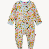 Seraphina Modal Footie w/ Ruffle - Sugar Babies Children's Boutique/Meg's Shoppe