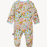 Seraphina Modal Footie w/ Ruffle - Sugar Babies Children's Boutique/Meg's Shoppe