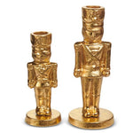 Set of 2 Gold Nutcracker Candlesticks - Sugar Babies Children's Boutique/Meg's Shoppe