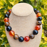 Shades of Brown Bauble Necklace - Sugar Babies Children's Boutique/Meg's Shoppe
