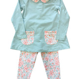 Shallot Rose Tunic Set Girls Sets Ishtex