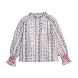 Shannon Top - St. Moritz Floral Stripe Girls Tops + Tees Bisby