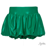 Shimmer Bubble Skort - Green Girls Skirts + Bloomers Azarhia