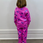 Shimmer Horses Raw Edge Pullover Girls Sweaters + Sweatshirts Hatley