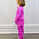 Shimmer Horses Raw Edge Pullover Girls Sweaters + Sweatshirts Hatley