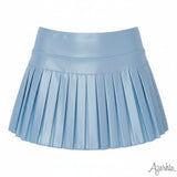 Shimmer Mini Pleated Skort - Blue - Sugar Babies Children's Boutique/Meg's Shoppe