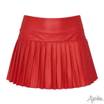 Shimmer Mini Pleated Skort - Red - Sugar Babies Children's Boutique/Meg's Shoppe