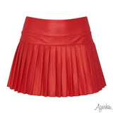 Shimmer Mini Pleated Skort - Red - Sugar Babies Children's Boutique/Meg's Shoppe