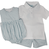 Short Sleeve Polo - White Boys Shirts + Polos Little English
