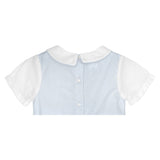 Shortall with Pintucks and Side Tabs - Blue Boys Bubbles + Rompers Petit Ami & Zubels