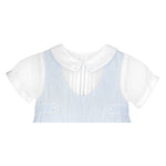 Shortall with Pintucks and Side Tabs - Blue Boys Bubbles + Rompers Petit Ami & Zubels