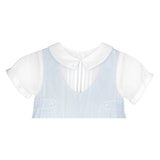 Shortall with Pintucks and Side Tabs - Blue Boys Bubbles + Rompers Petit Ami & Zubels