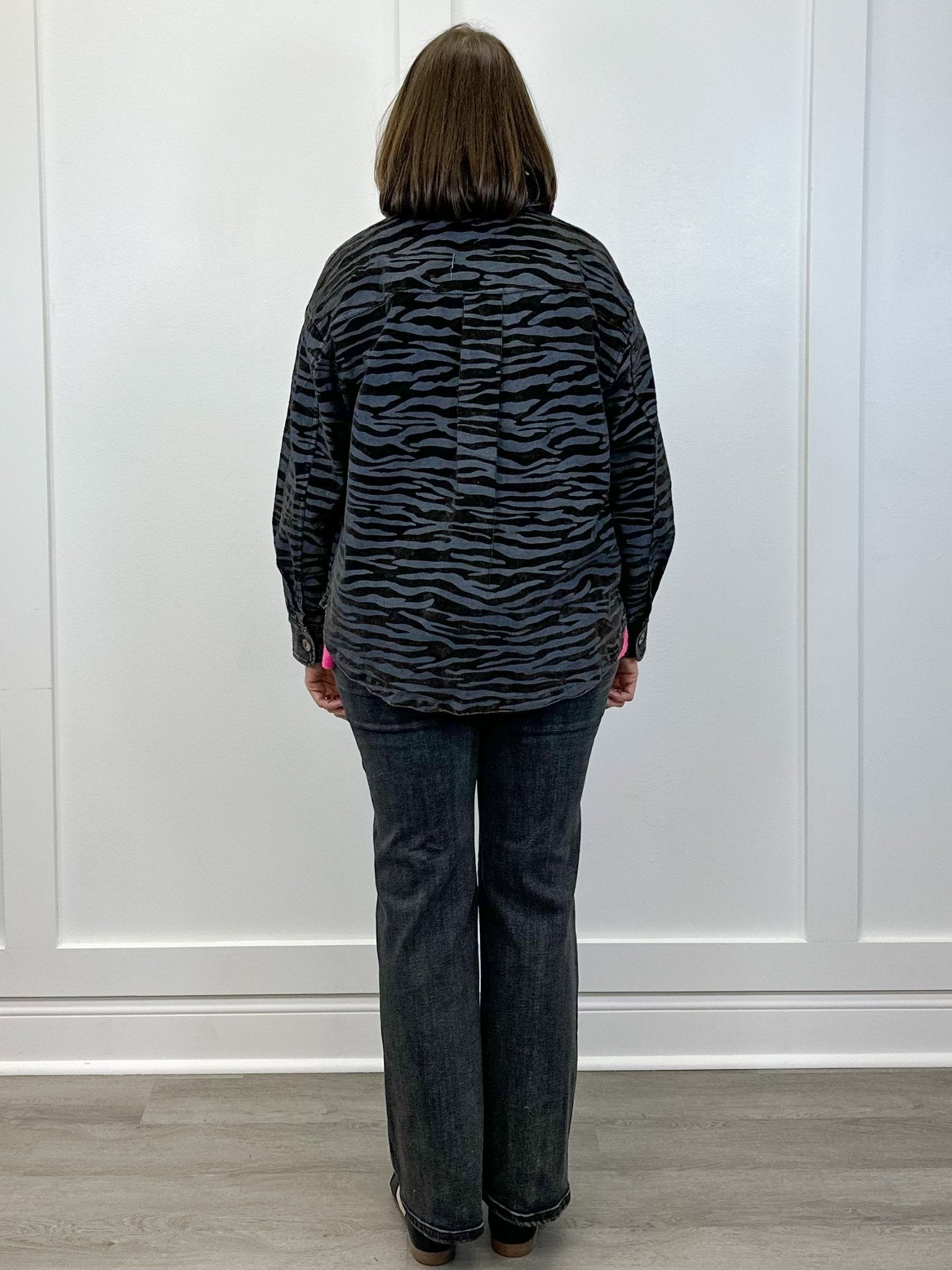 Show Your Stripes Corduroy Shacket Outerwear Oddi