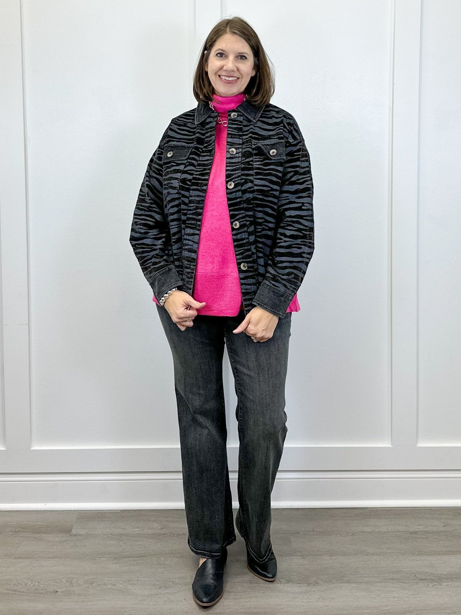 Show Your Stripes Corduroy Shacket Outerwear Oddi