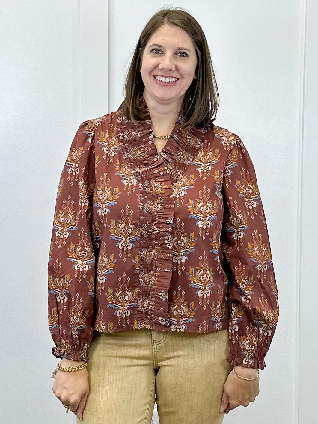 Sienna Muse Top - Brown