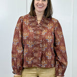 Sienna Muse Top - Brown Tops Jodifl