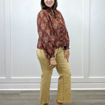 Sienna Muse Top - Brown Tops Jodifl