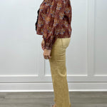 Sienna Muse Top - Brown Tops Jodifl