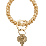 Silicone Big O® Key Ring - Solid Gold Rush Braided Key Rings O-Venture