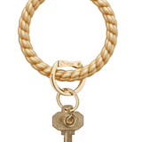 Silicone Big O® Key Ring - Solid Gold Rush Braided Key Rings O-Venture