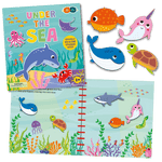Silicone Sticker Book - Sea Toys Buddy & Barney
