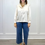 Silken Grace Satin Top - Champagne Tops Jodifl