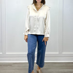 Silken Grace Satin Top - Champagne Tops Jodifl