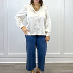 Silken Grace Satin Top - Champagne Tops Jodifl