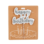 Silver Birthday Cake Topper Kitchen + Entertaining Mudpie