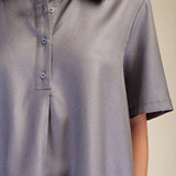 Silver Lining Polo Top - Sugar Babies Children's Boutique/Meg's Shoppe