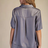 Silver Lining Polo Top - Sugar Babies Children's Boutique/Meg's Shoppe