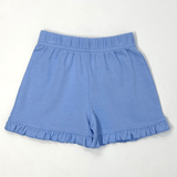 Sky Blue Girl's Ruffled Shorts Girls Shorts Luigi