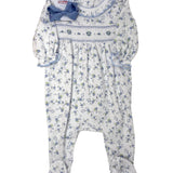 Skylar's Classics Smocked Footie Baby Sleepwear Magnolia Baby