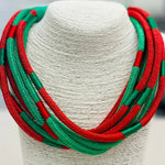 Slub 8-Strand - Christmas Multi Necklaces TWO FORTY TWO