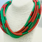 Slub 8-Strand - Christmas Multi Necklaces TWO FORTY TWO