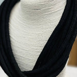 Slub 8-Strand Necklace - Black Necklaces TWO FORTY TWO