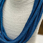 Slub 8-Strand Necklace - Cobalt Necklaces TWO FORTY TWO