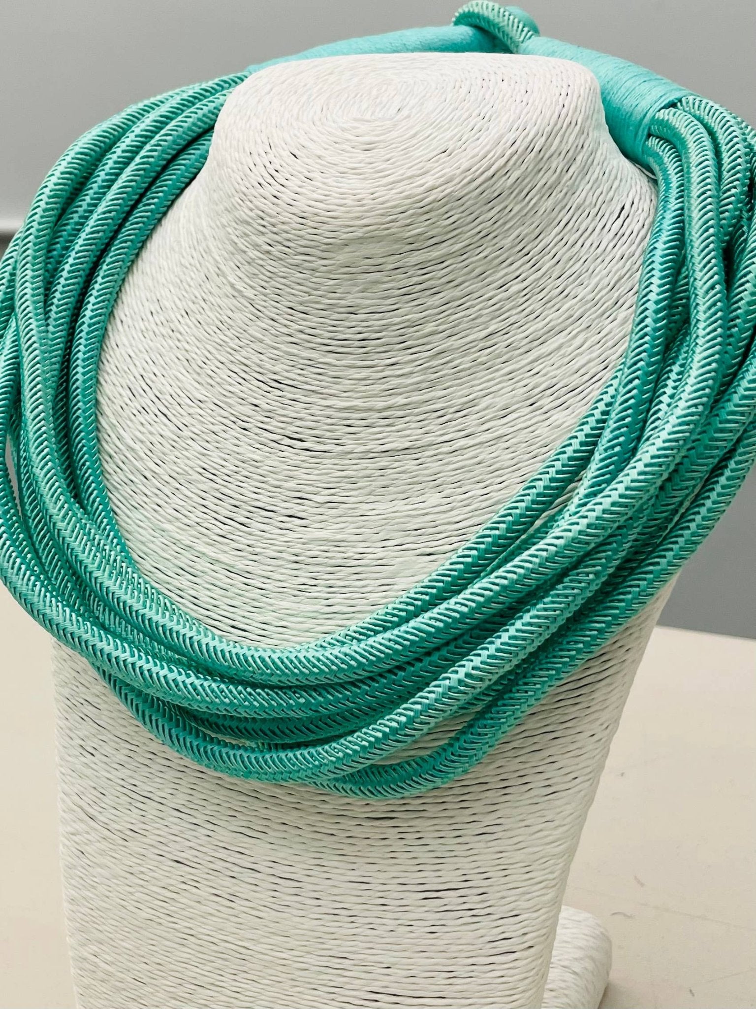 Slub 8-Strand Necklace - Mint Necklaces TWO FORTY TWO