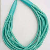 Slub 8-Strand Necklace - Mint Necklaces TWO FORTY TWO