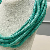 Slub 8-Strand Necklace - Mint Necklaces TWO FORTY TWO