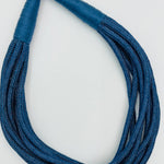 Slub 8-Strand Necklace - Navy Necklaces TWO FORTY TWO
